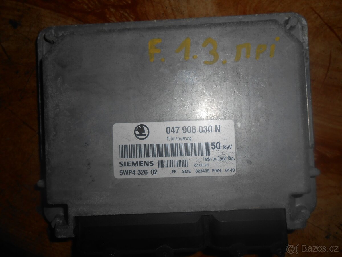 prodam ridici jednotku na skoda felicia 1.3 MPI 50Kw