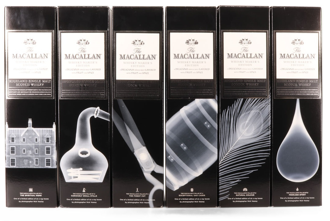 Macallan Maker’s Pillar Nick Veasey Edition X-Ray 6×0,7l