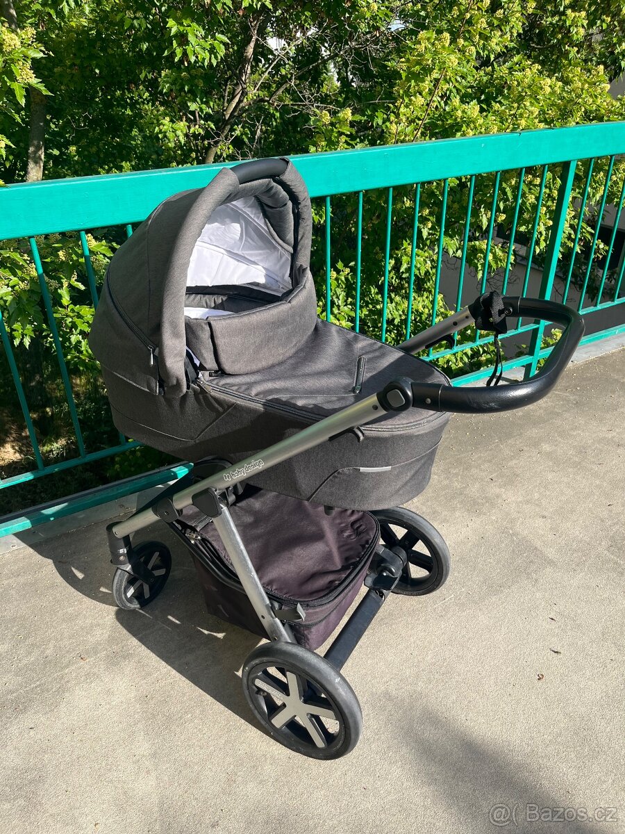 Kočárek BABY DESIGN HUSKY 2021 + zimní výbava