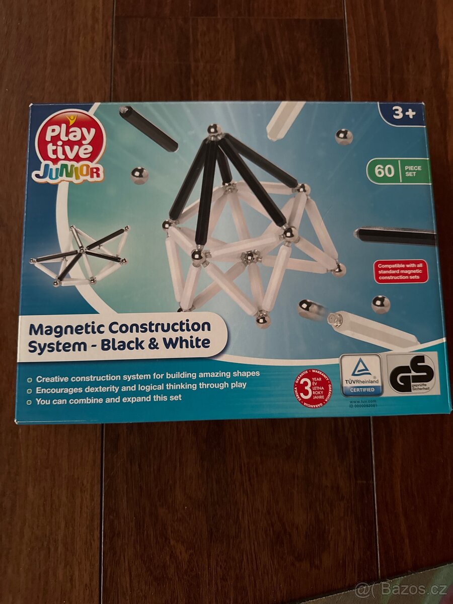 Playtive® Magnetická stavebnice – nekonečná kreativní zábava