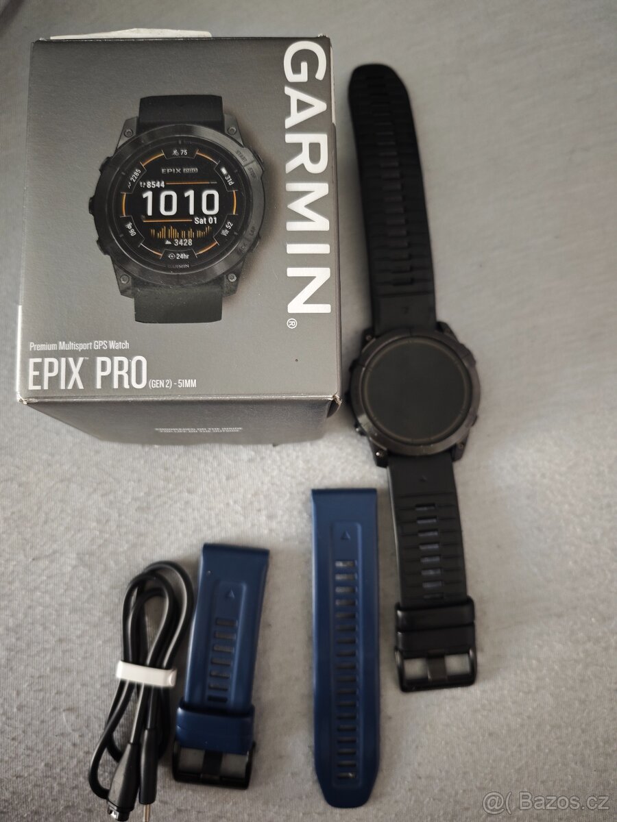 Garmin epix pro 2gen 51mm+mapy