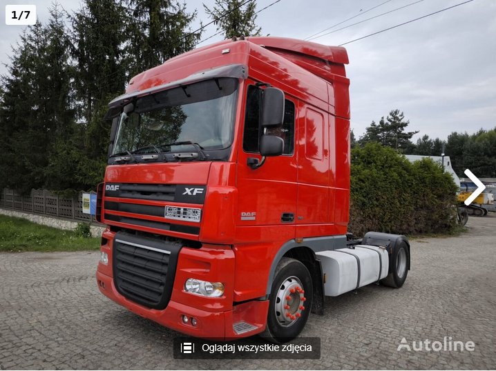 Tahač DAF XF 105 460 EURO 5 MANUAL