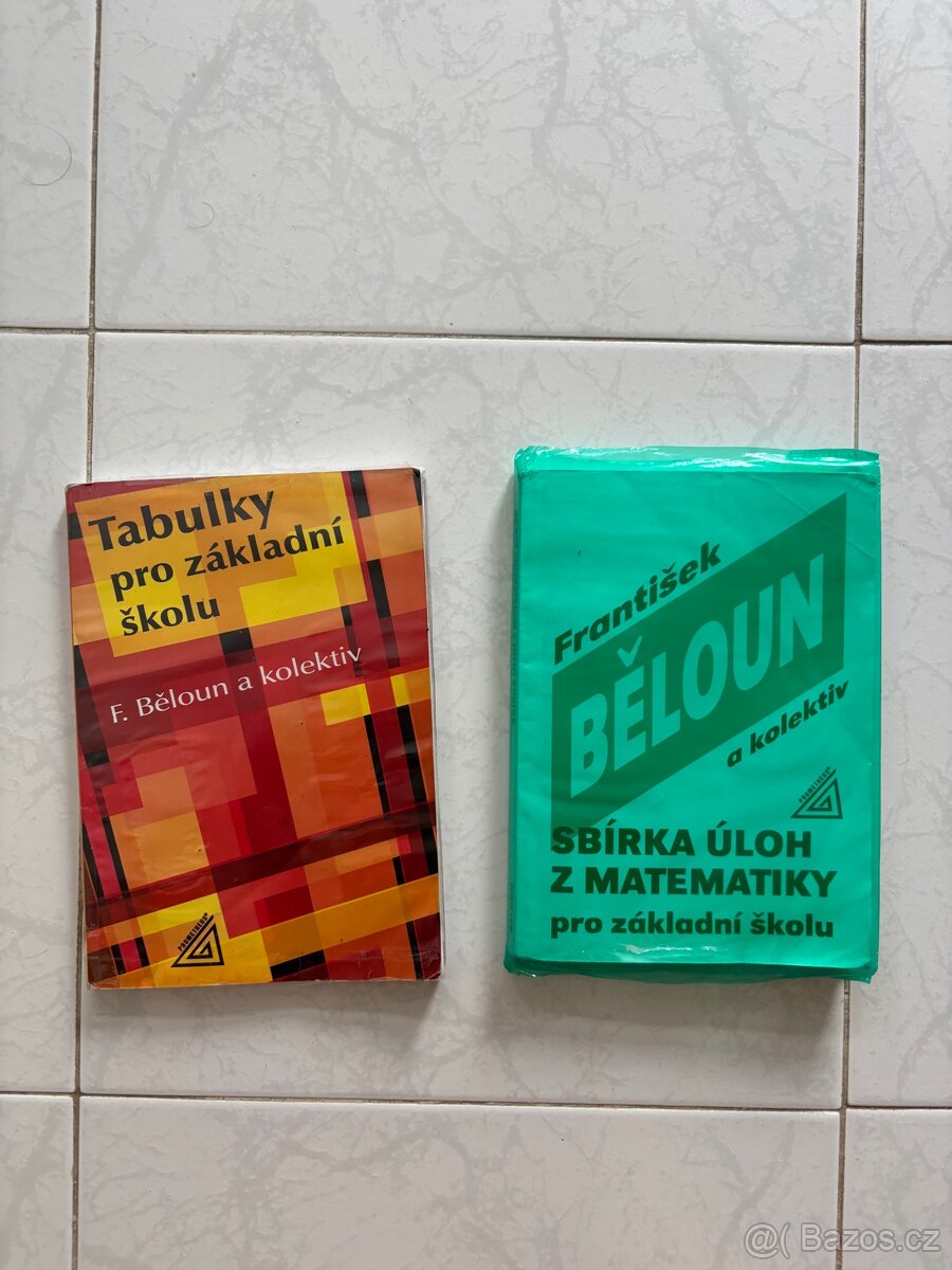 Učebnice Běloun a tabulky