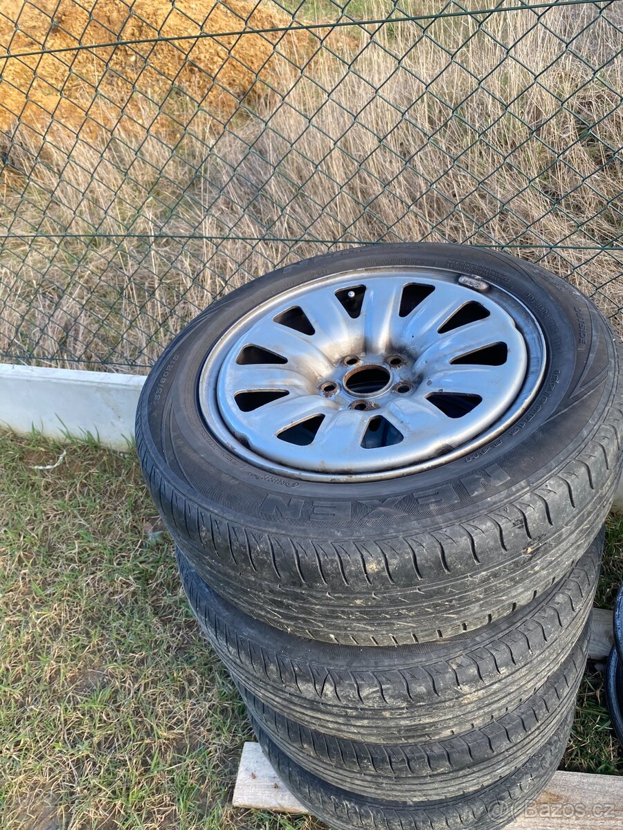 Kola komplet Škoda 5x100 ET38 Rapid