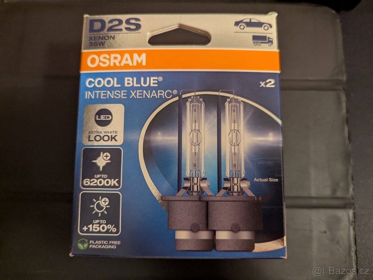 Xenon výbojky D2S Osram Xenarch +150%