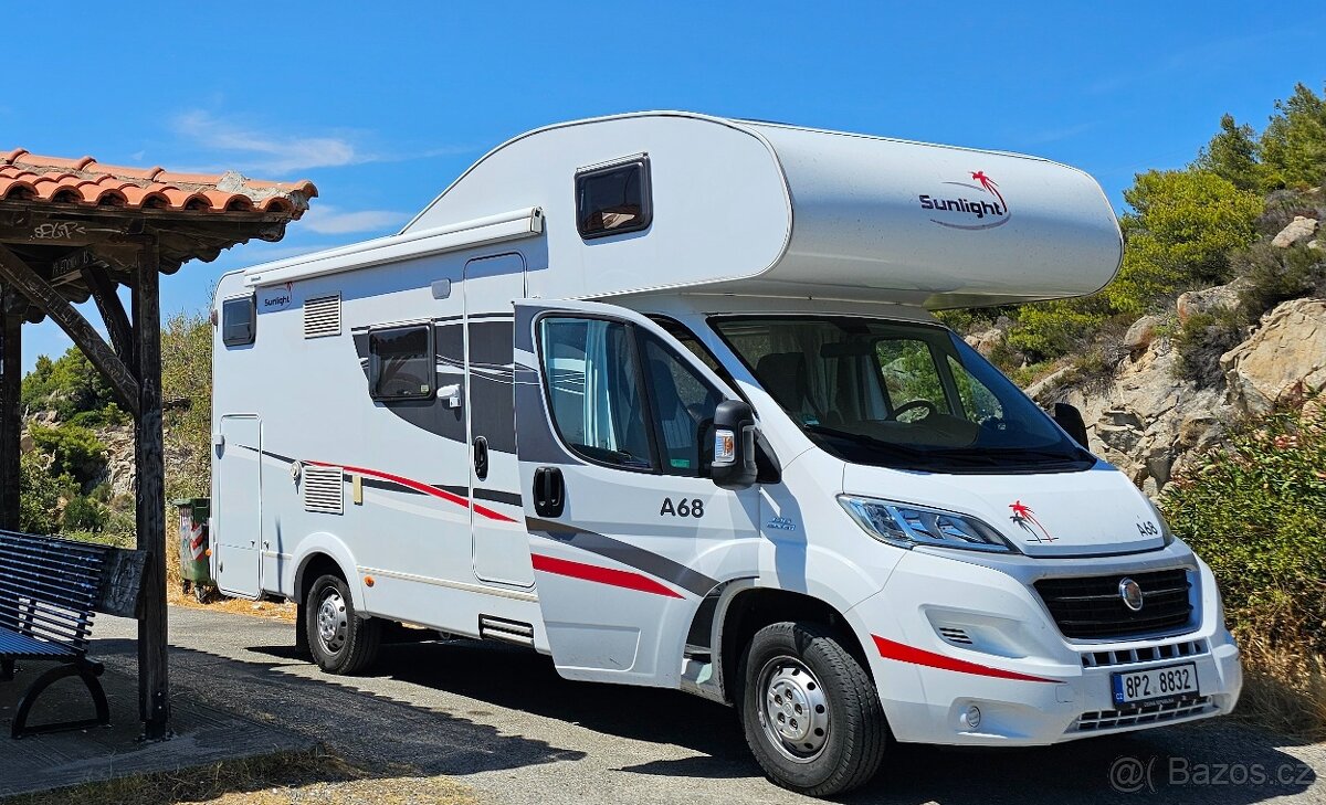obytné auto Sunlight A68 Capron 2.3JTD 2015 6osob jízda i sp