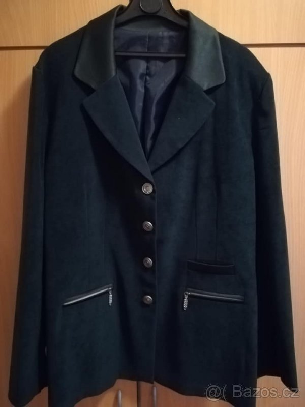 kostymek damsky petrolejová zelena v.44-46