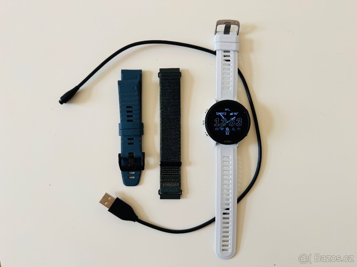 Garmin Forerunner 955 bílý, záruka do 07/2026