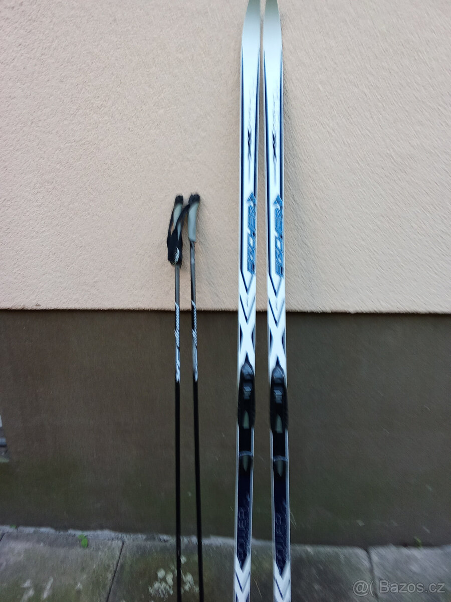 běžky fischer, 202 cm, hladké
