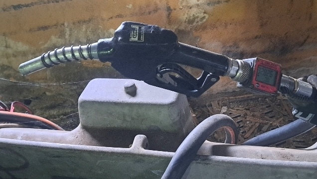 Čerpací stanice, nádrž na naftu 1000l phm