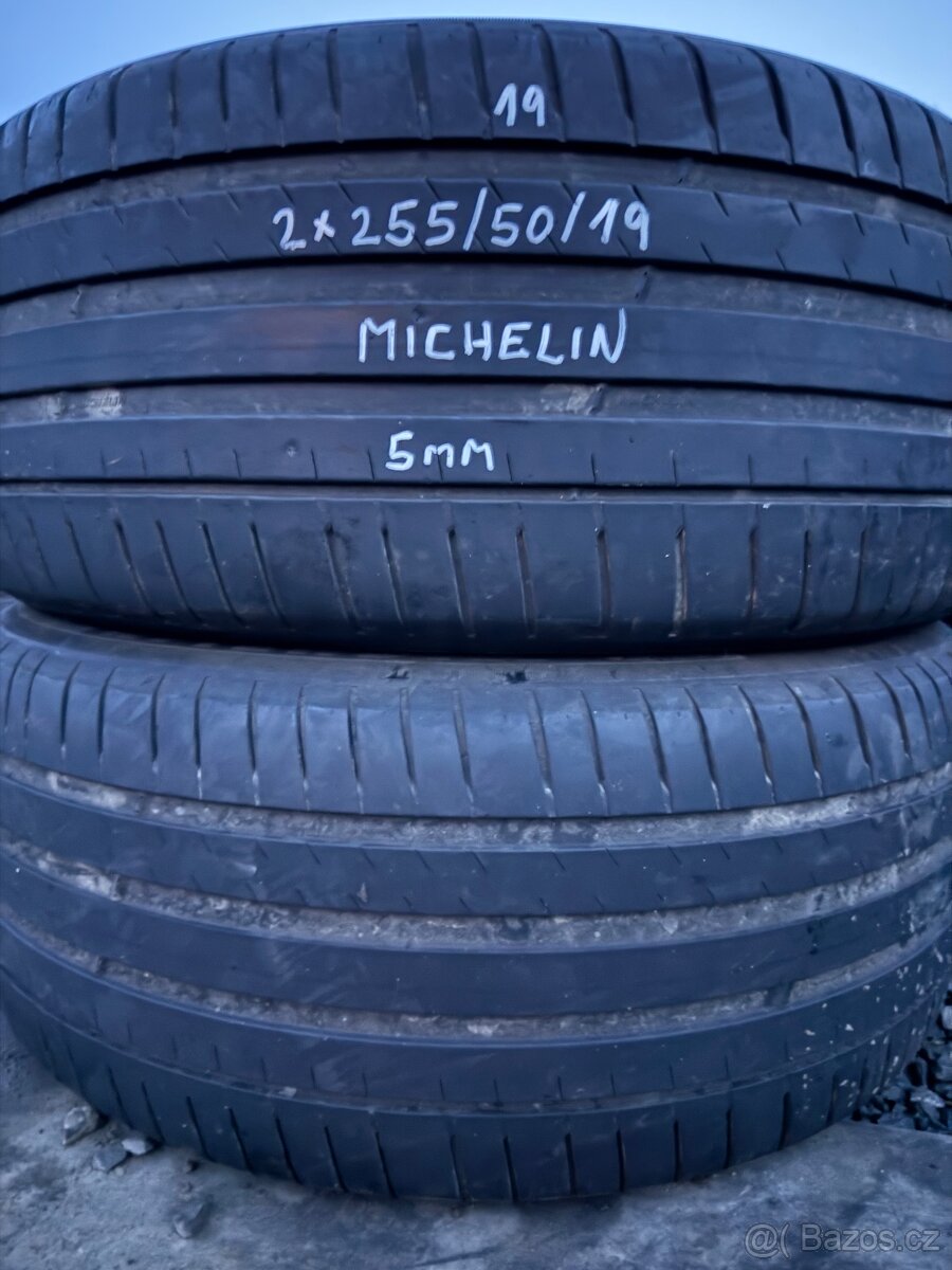 2x letní pneu r19 255/50/19