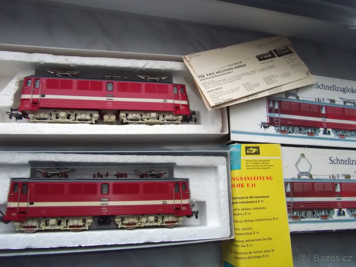 Lokomotivy ele. na vláčky Piko