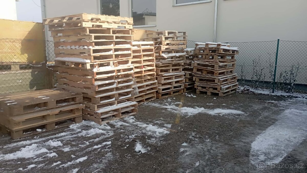 Palivove drevo palety na topeni