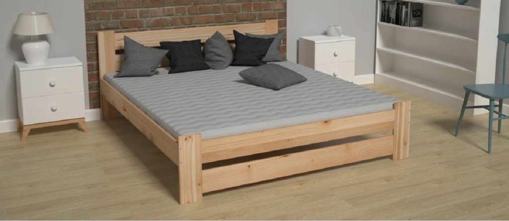 Postel z masivu – borovice