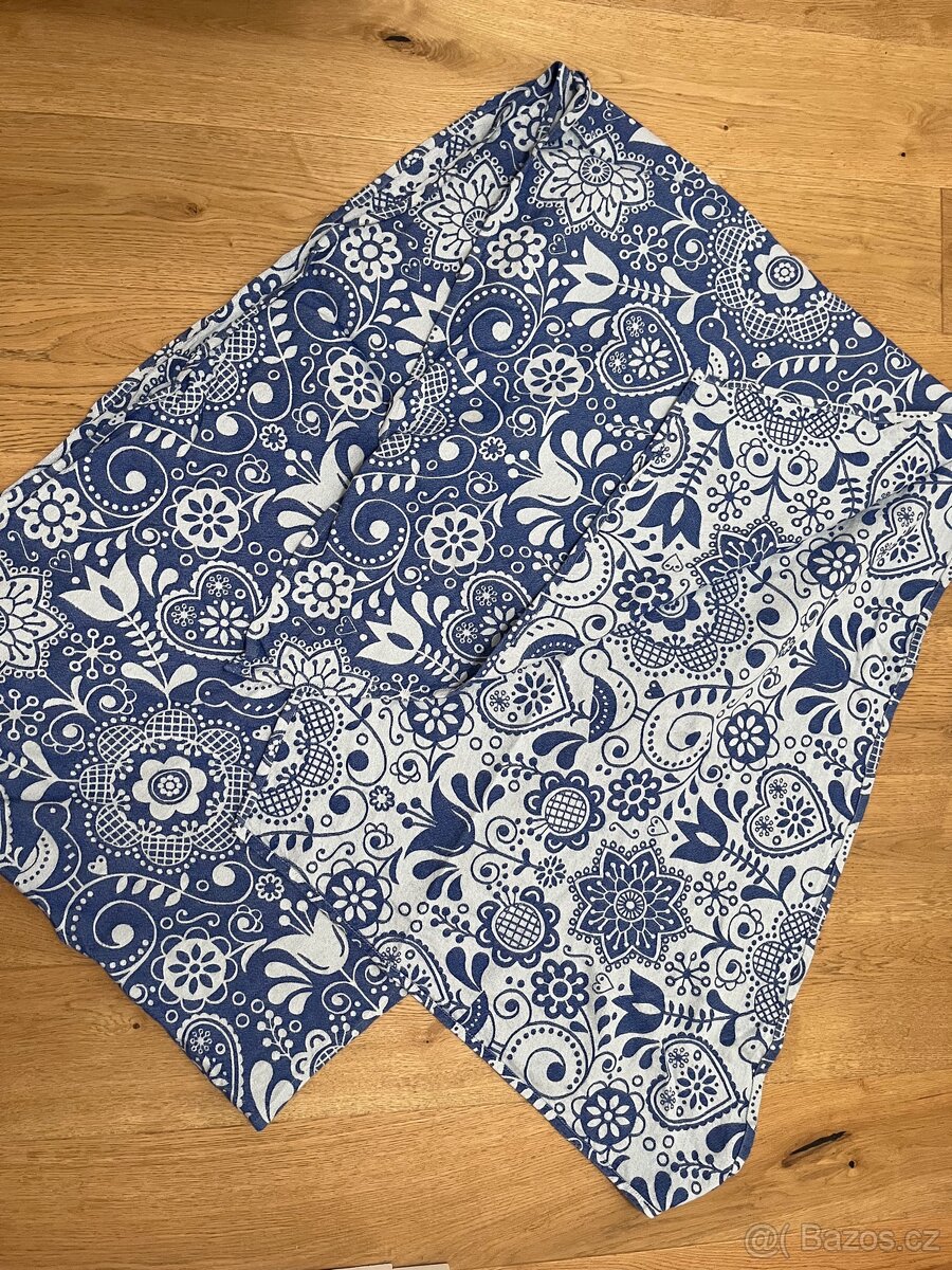 Šátek Be Lenka - Folk modrý