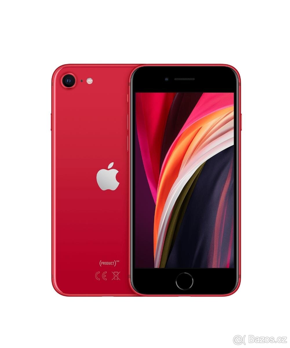 iPhone SE 2020 64GB Red baterie 100%