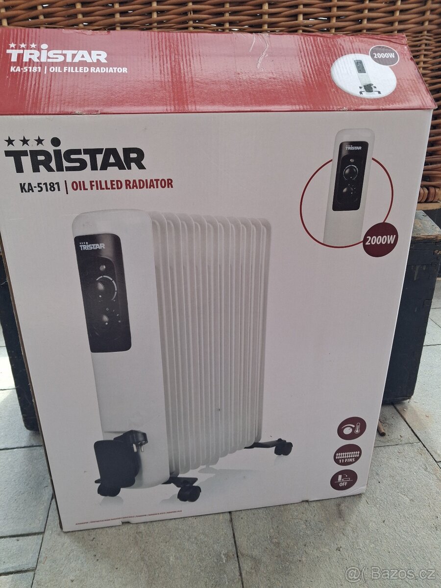 Olejovy radiator Tristar