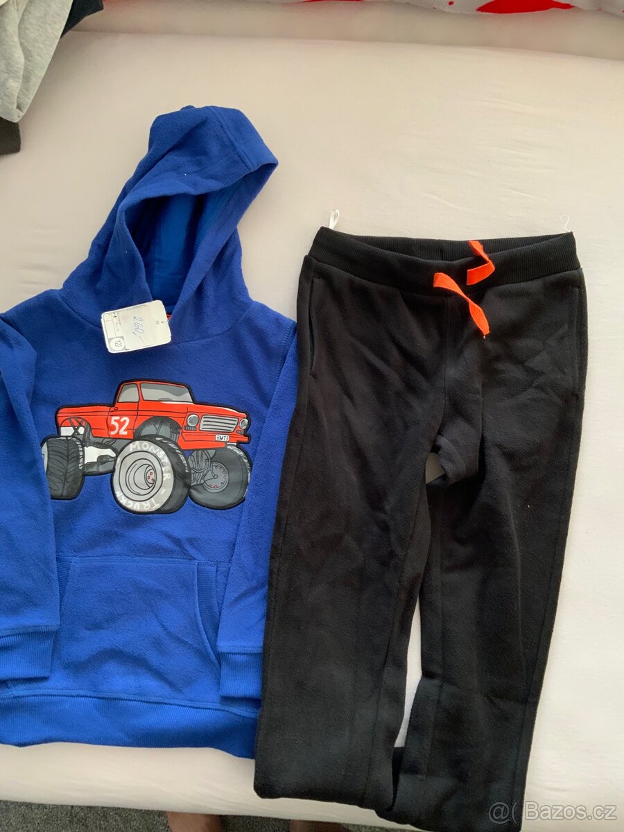 Flísová mikina + tepláky