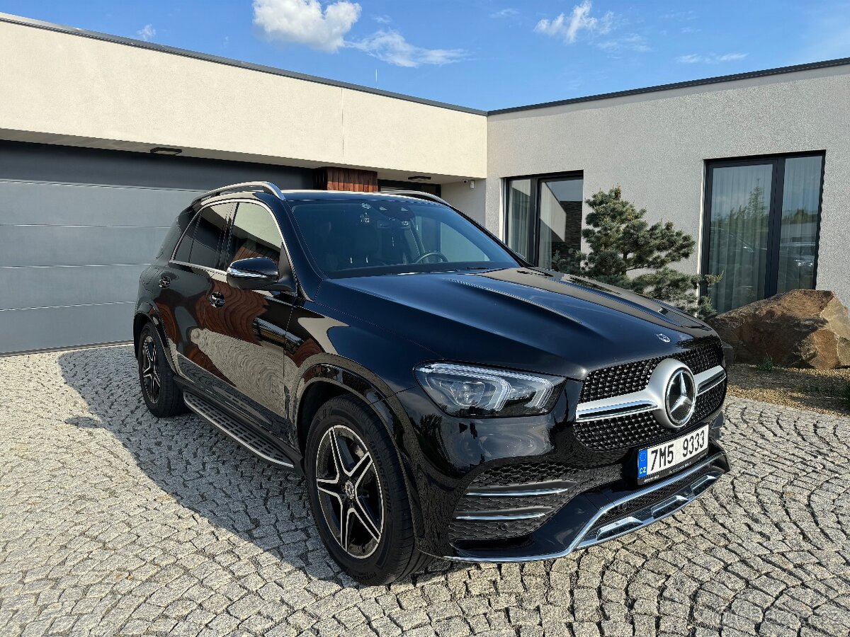 Mercedes GLE 350d, 2020, zákura,75tis km, ČR,vzduch podvozek