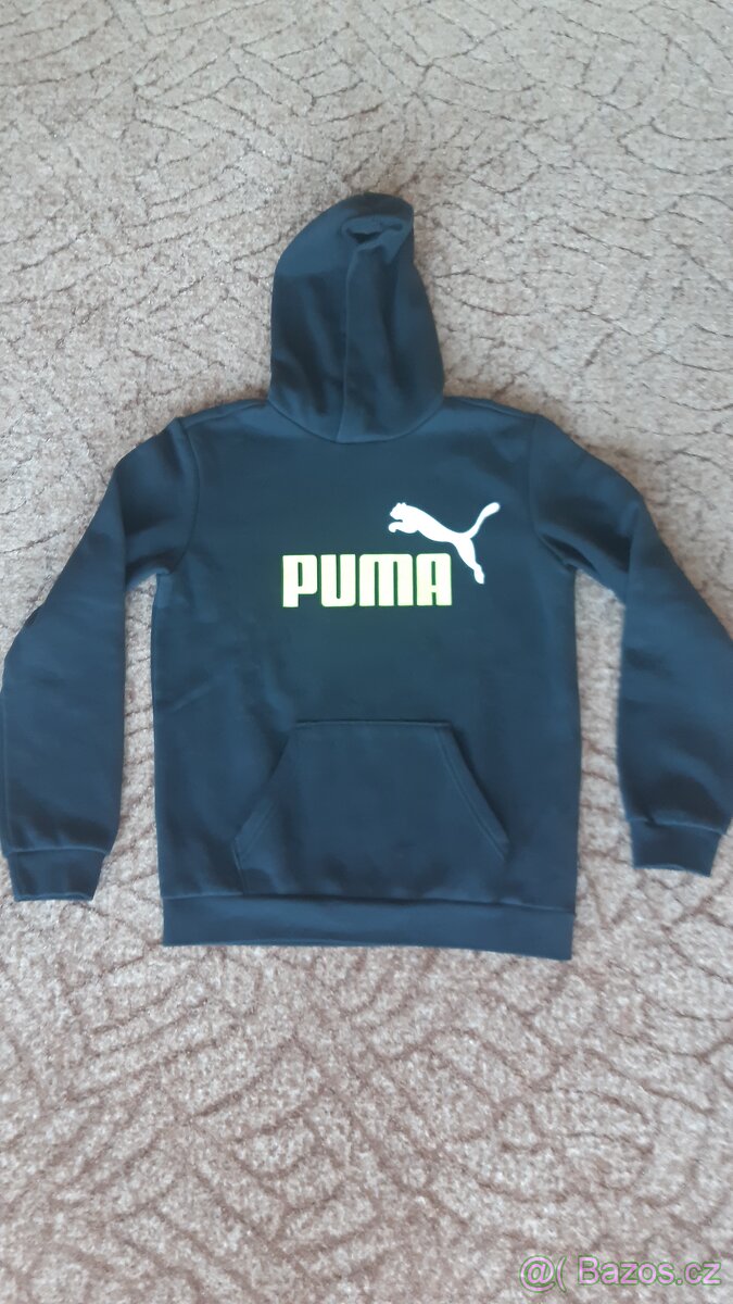 Mikina PUMA chlapecká černá, vel.165 cm