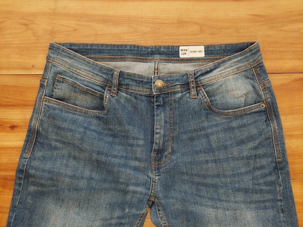 Zánovní rifle unisex pánské / dámské univerzální barva DENIM