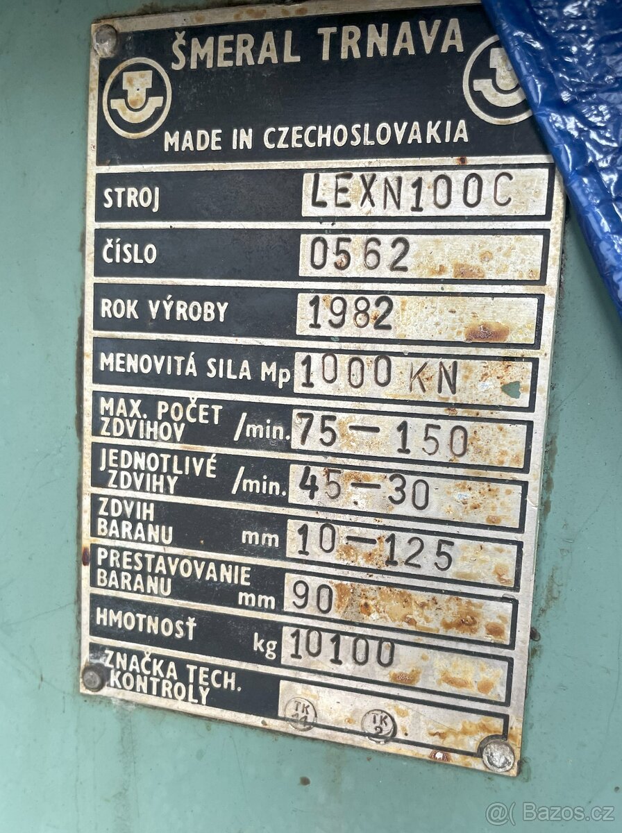 Lis excentrický LEXN 100 C