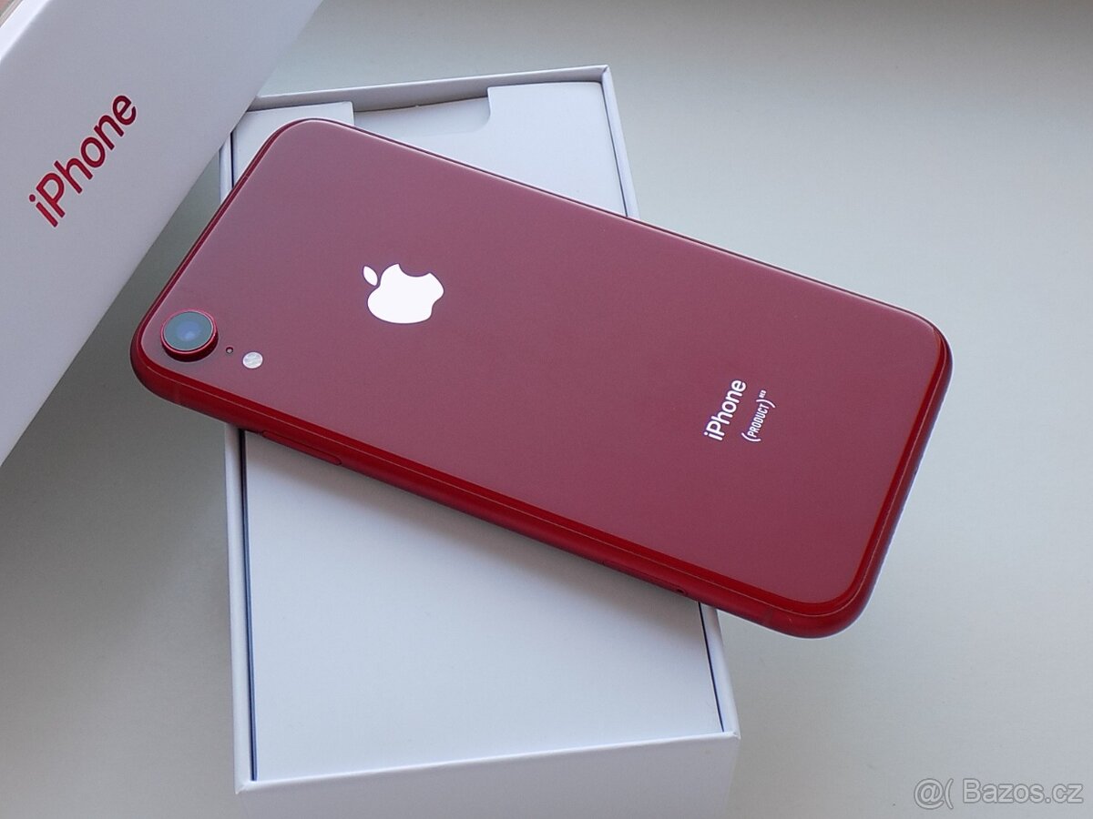APPLE iPhone XR 128GB Product RED - ZÁRUKA 12 MĚSÍCŮ - TOP
