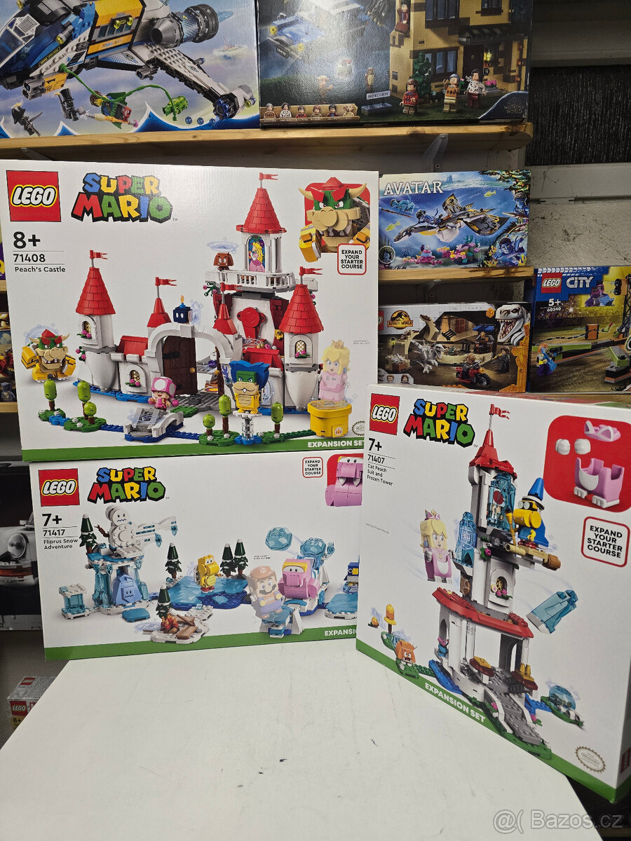 LEGO® Super Mario™ 71408,71417,71407 + mini dárek balonek