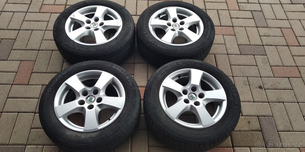 Originální Škoda ALU ráfky 6Jx14 ET43