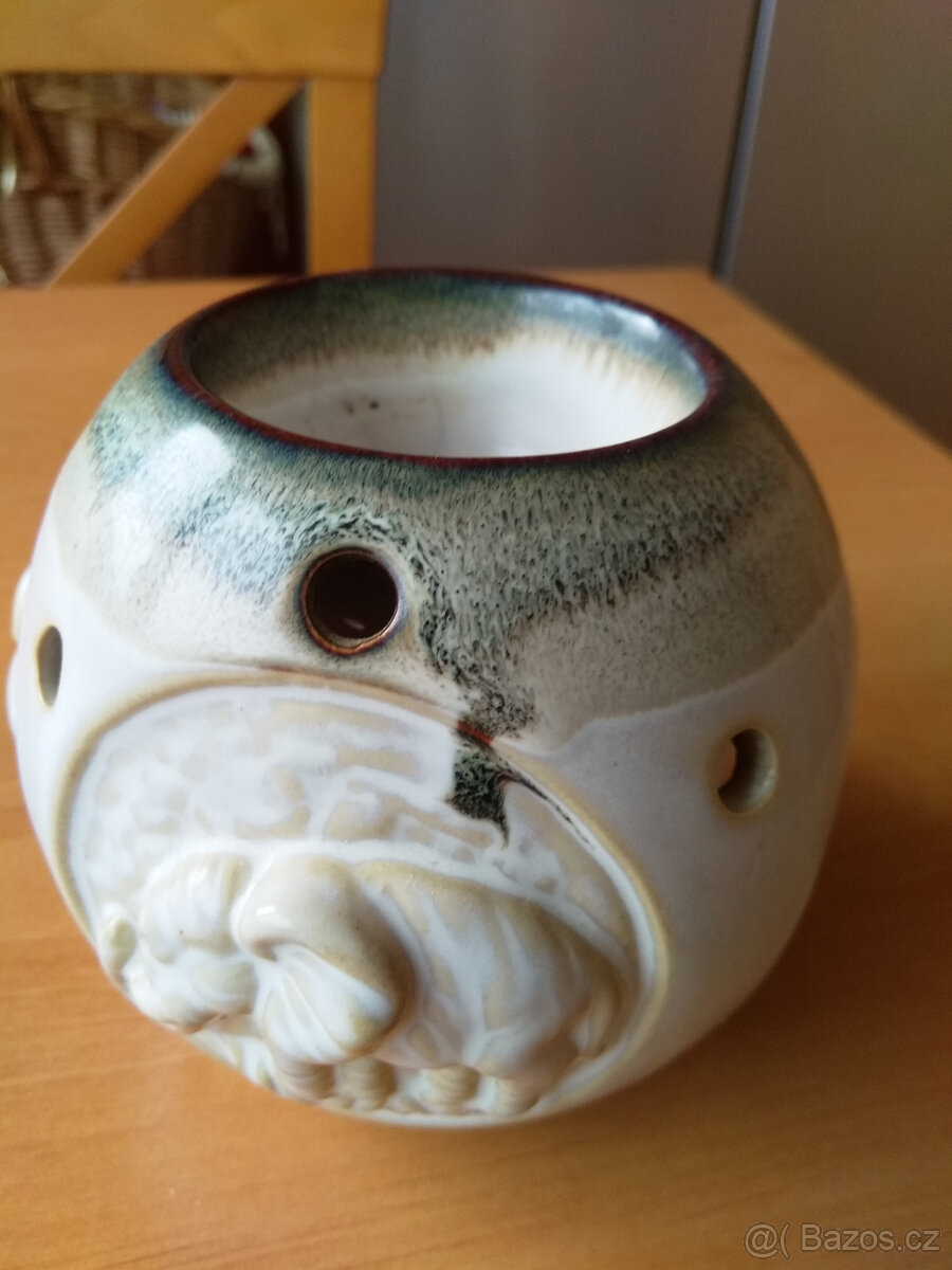 Svícen aroma lampa keramika