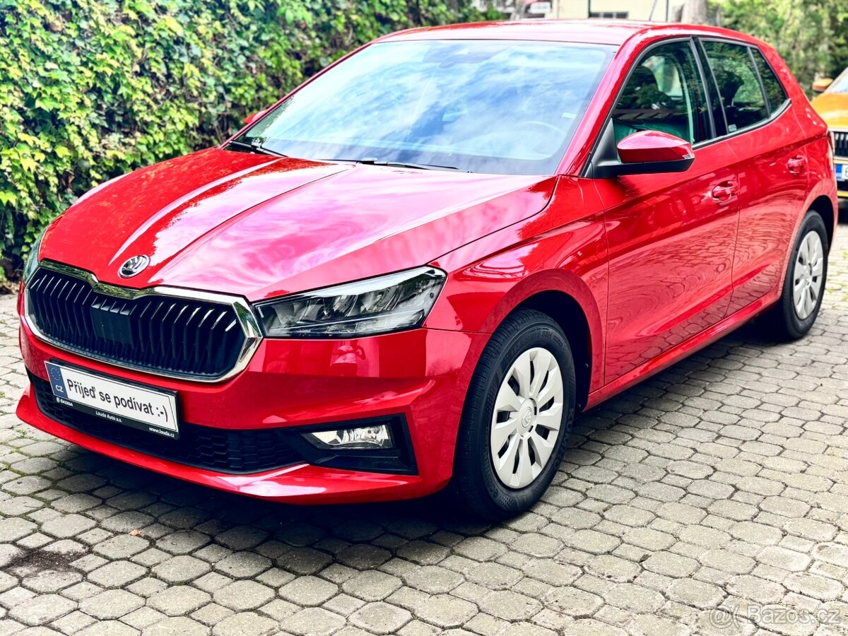 Fabia 4 1.0 MPI 59kw, 10xxxkm, 1. Majitel, ČR, 2023, Záruka