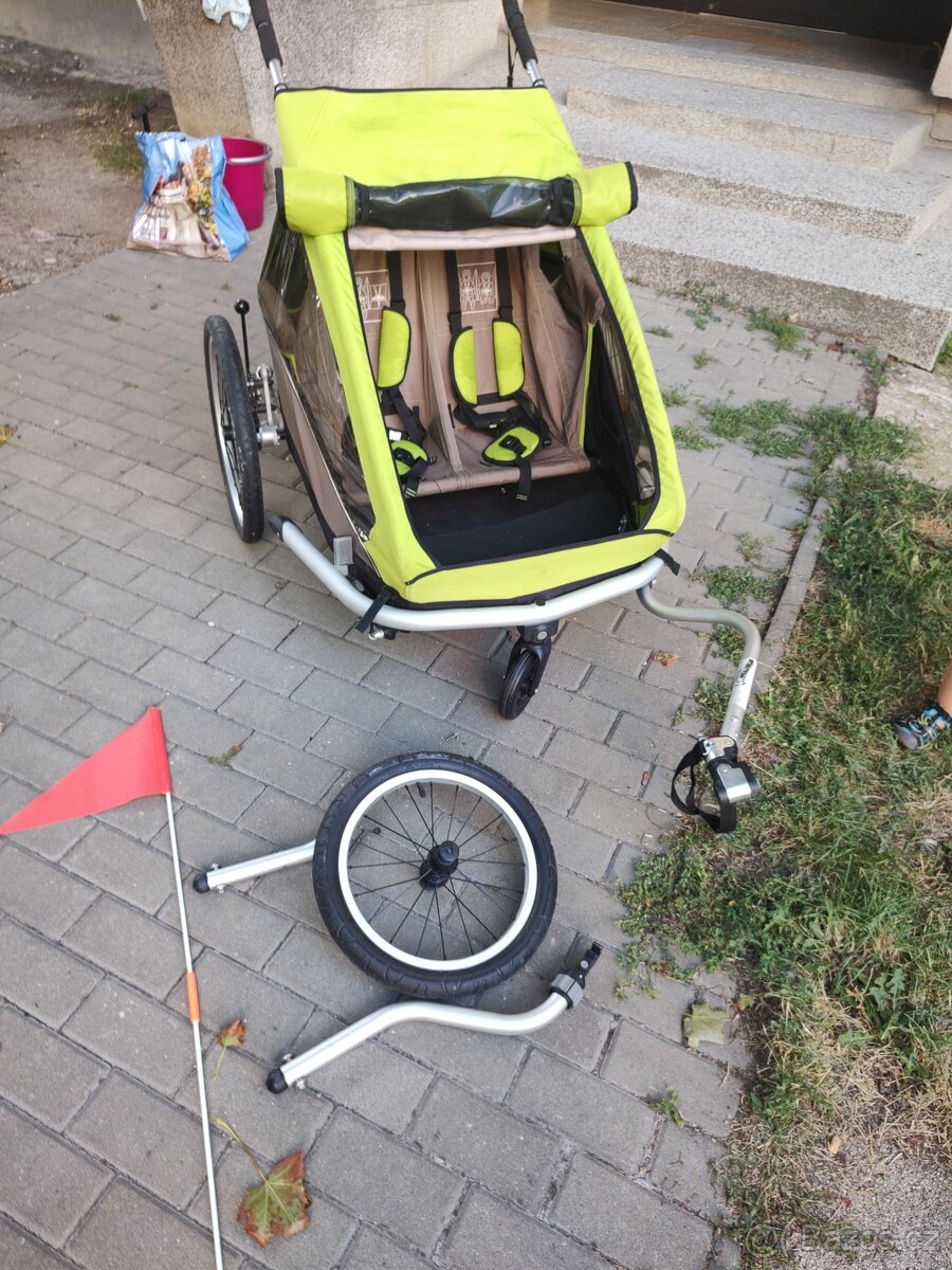 Cyklovozík Croozer Kid For 2 s odpružením Dogy