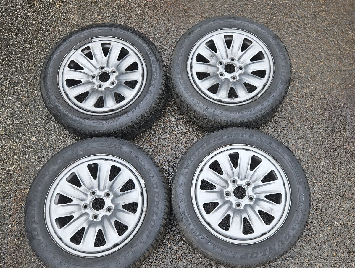 Disky Škoda Octavia + zimní pneu 205/55 r16