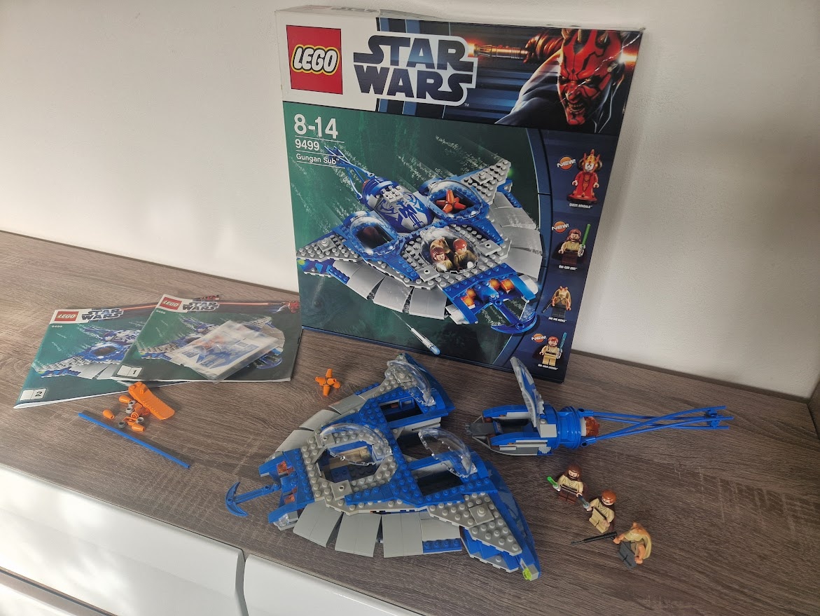 Lego star wars 9499 Gunganska ponorka jako nové
