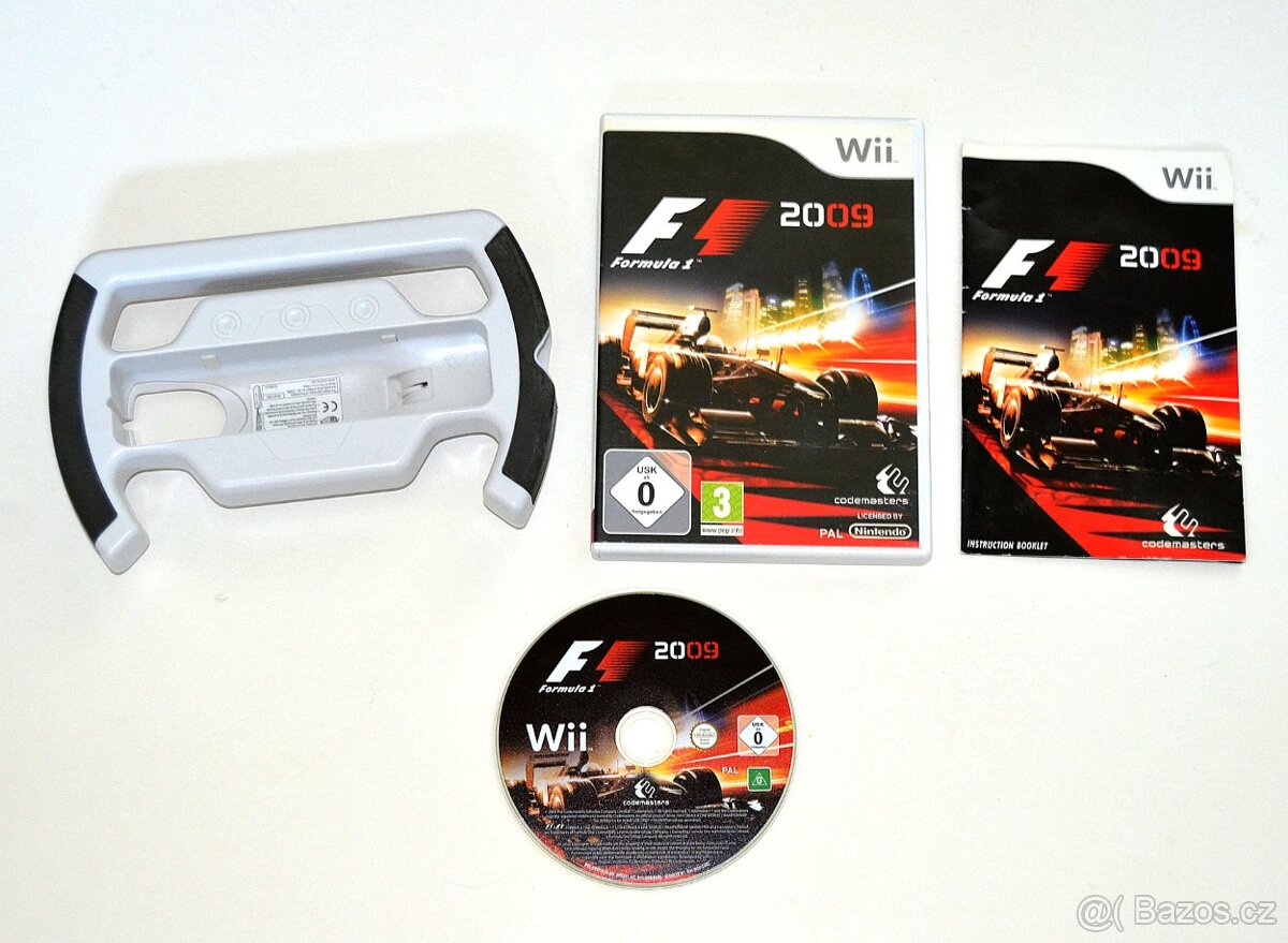 Formula F1 2009 pre Nintendo Wii + volant