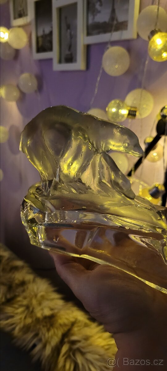 Skleněná dekorace miska