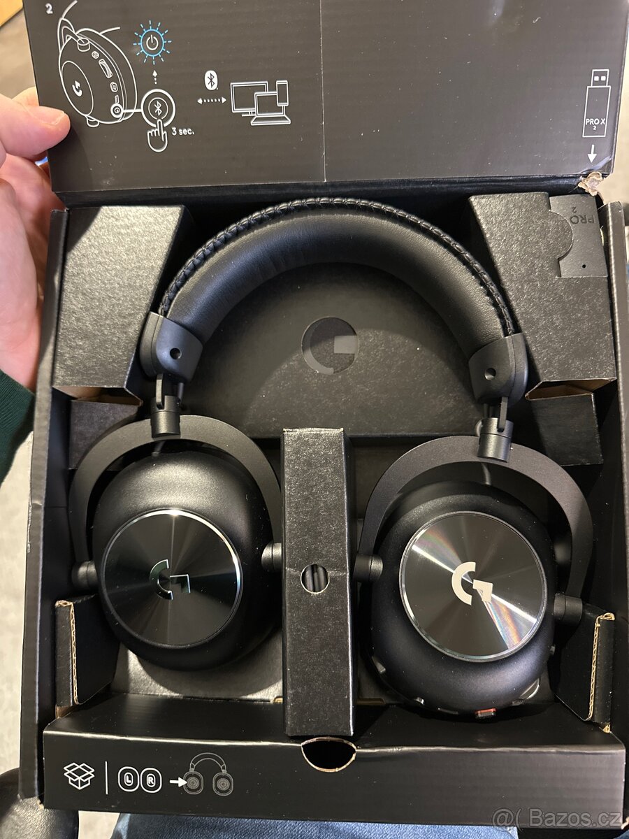 Logitech G PRO X 2 LIGHTSPEED Gaming Headset, černá