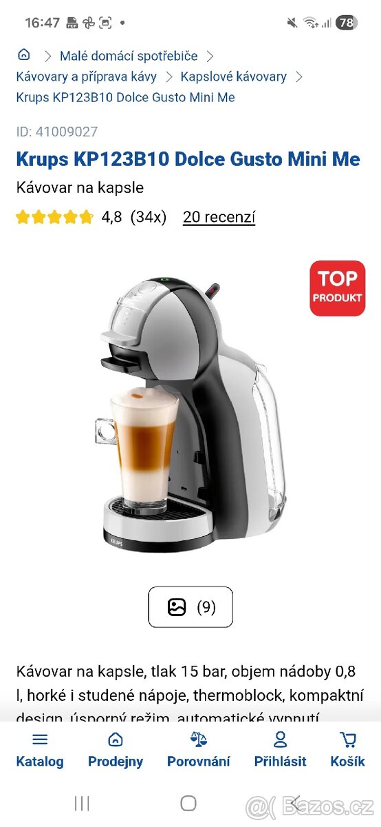 Kávovar KRUPS Mini Me