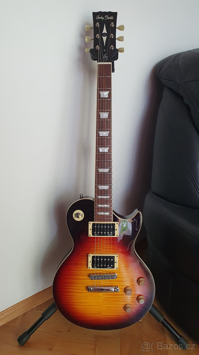 Zánovní kytara HB SC-550 II + hardware Gotoh / snímače Godin