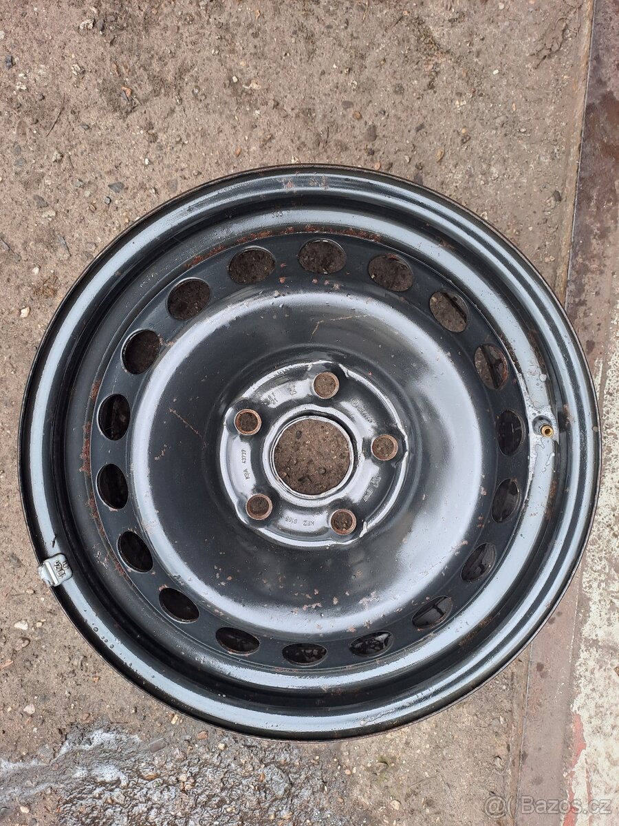 1x plechový disk 5x112 R15