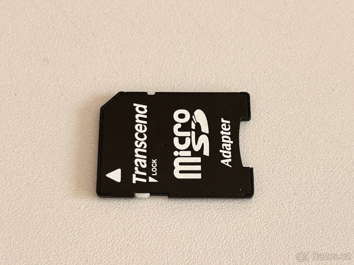microSD adaptér Transcend – nový, černý
