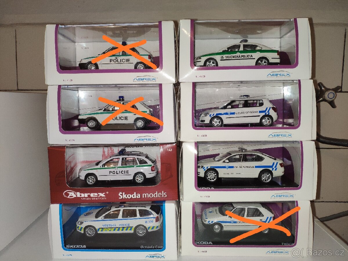 Abrex Škoda policie a celní správa