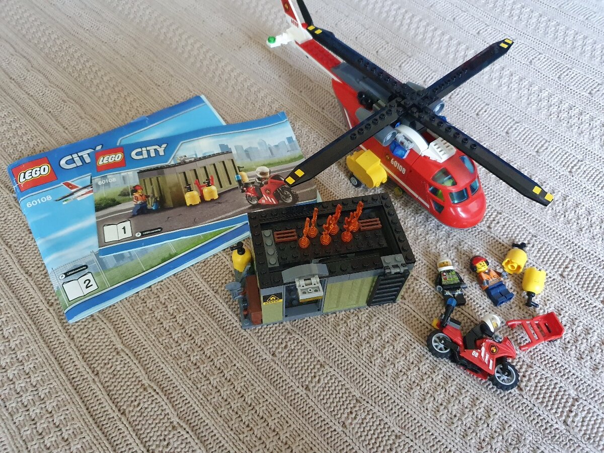 Prodám: Lego city - 60108 - hasičská zásahová jednotka