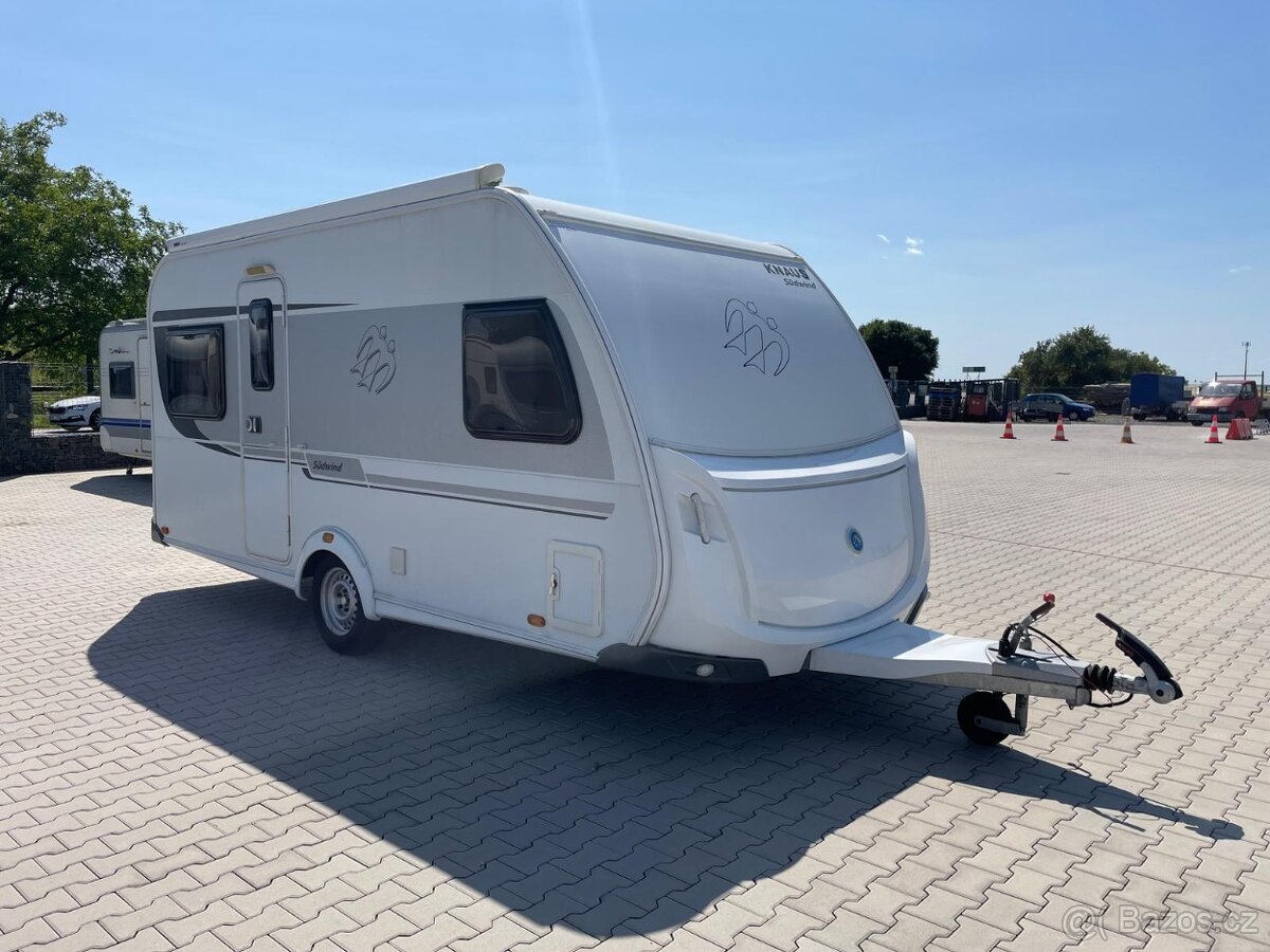 Knaus Sudwind 450, 2014, 4 osoby, bojler, markýza, fr.postel