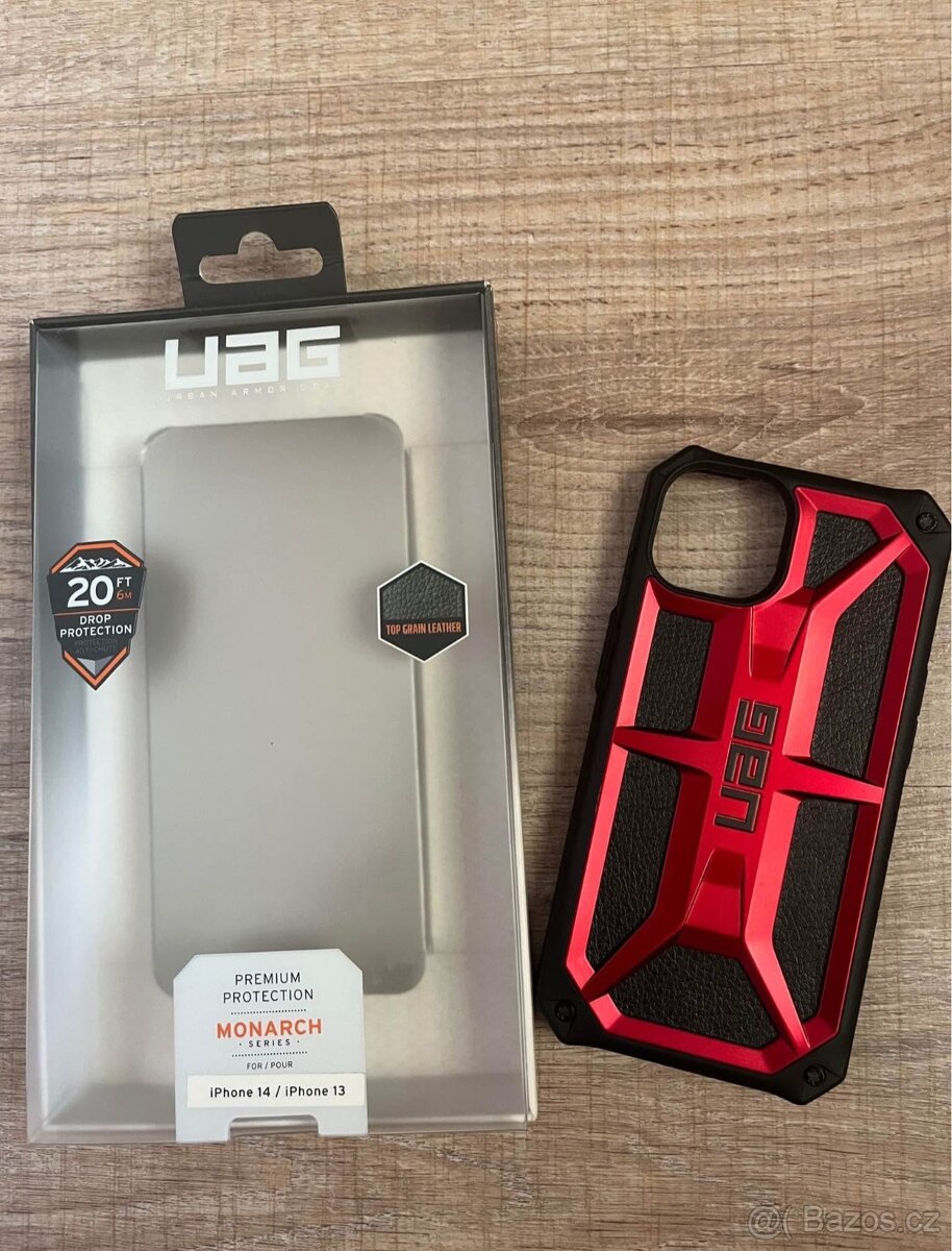Kryt / pouzdro Iphone 13/14 UAG Monarch red