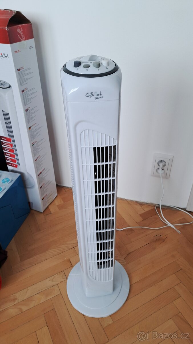 Sloupový ventilátor Gallet VEN29T - ve výborném stavu