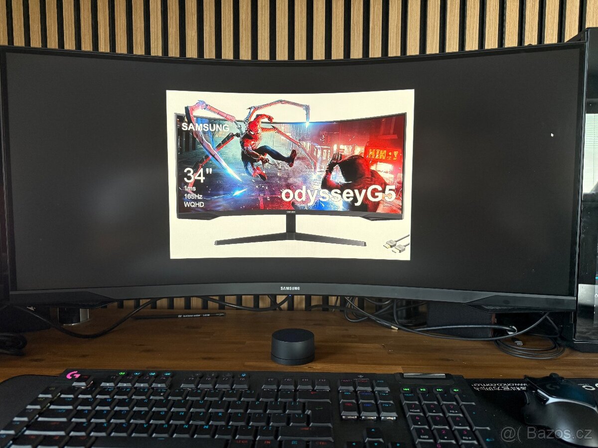 Herní monitor Samsung Odyssey G5 34” - záruka