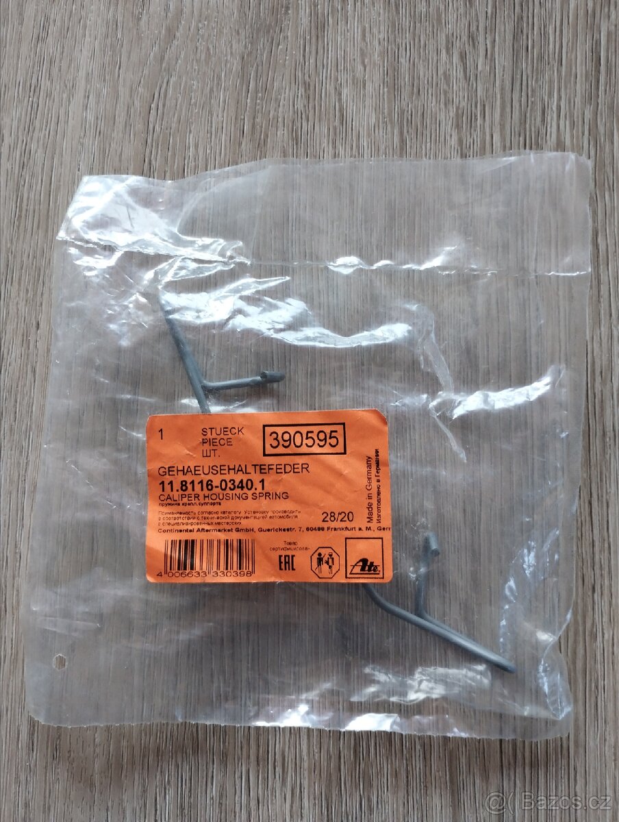 Pružina brzdový třmen