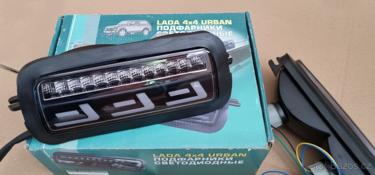 LADA 4x4 NIVA - LED světla přední, směrovky a denní světlo