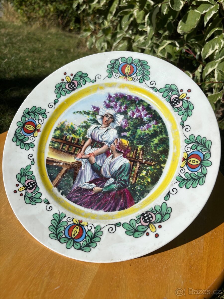 Sběratelský porcelánový talíř EPIAG Royal (Čecho-Slovakia)